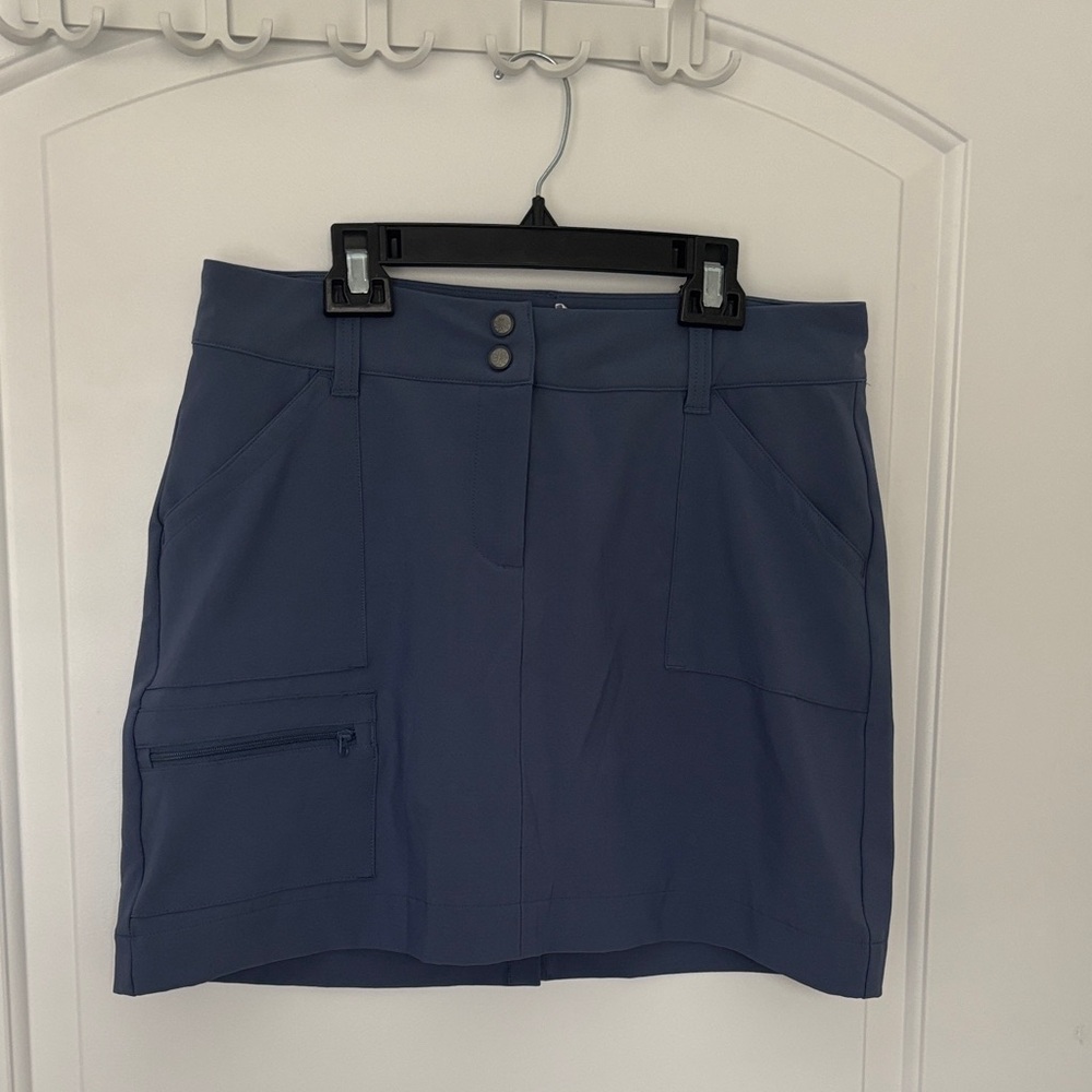 World Wide Sportsman Skort Size 6 Blue Gray Built In Shorts